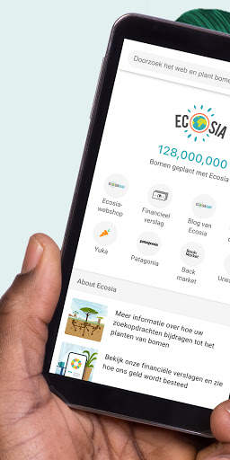 Ecosia Ecologische Browser screenshot 1