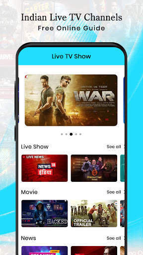 Indian Live TV Channels Free Online Guide screenshot 5