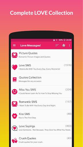 Love Messages Romantic SMS screenshot 4