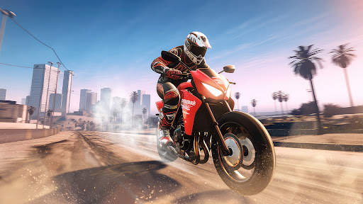 Traffic Bike Driving Simulator screenshot 3