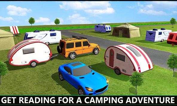 Camper Van Trailer Truck Driving Simulator screenshot 2