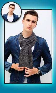 Men Denim Jeans Jackets Scarf & Caps Photo Editor screenshot 6