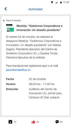 NODO Centro Innovación UC screenshot 3