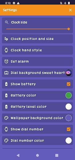Heart Clock Live Wallpaper screenshot 5
