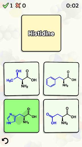 Amino Acid Quiz скриншот 1