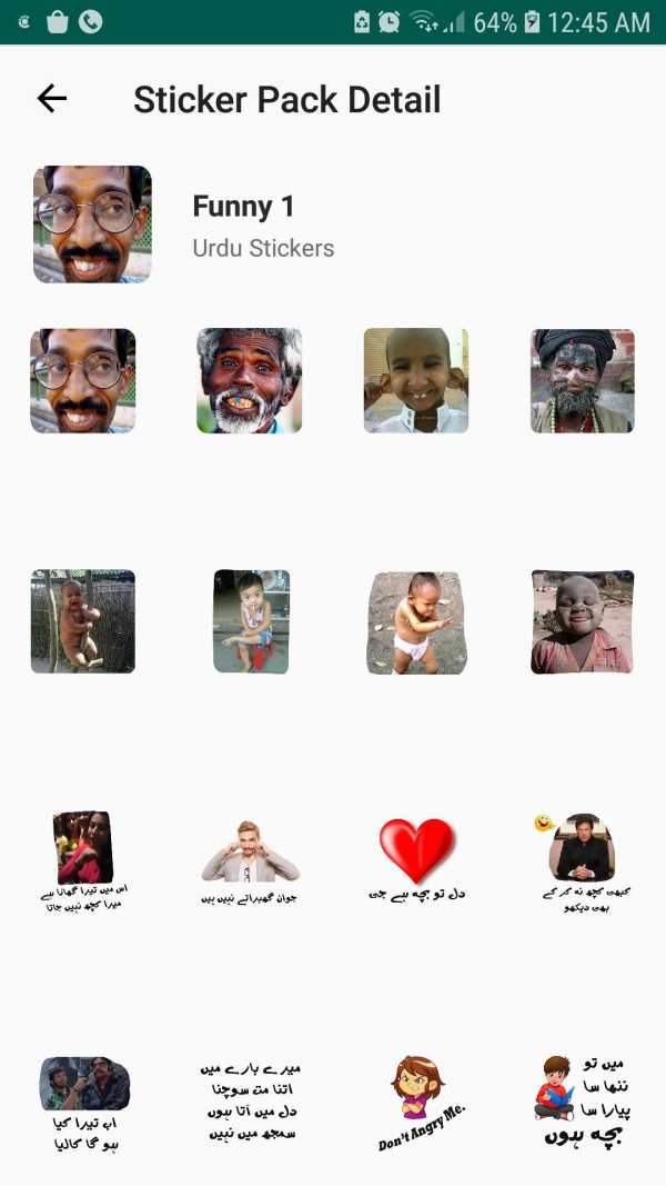 Urdu Dialogue Stickers For WA screenshot 6