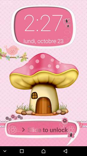Cute Mushroom  password  LOCK SCREEN screenshot 7