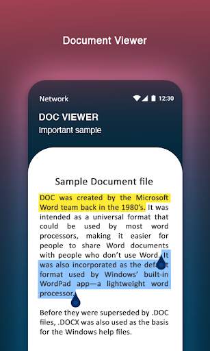 Documents Viewer Pdf Viewer Doc Reader for Android screenshot 7