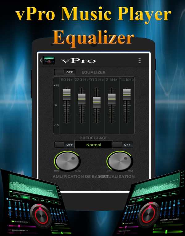 vPro Music Player Equalizer screenshot 3