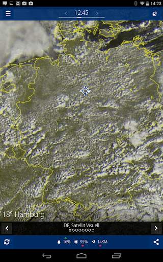 Realtime rainradar Europe screenshot 7
