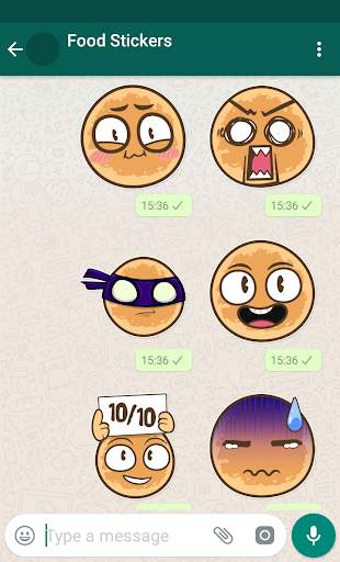 New WAStickerApps - Food Stickers For WhatsApp screenshot 5