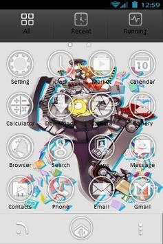 Go Launcher Anime Minimalista screenshot 2