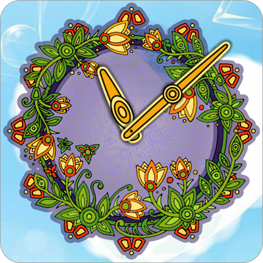 Bell Flower Clock Widget icon