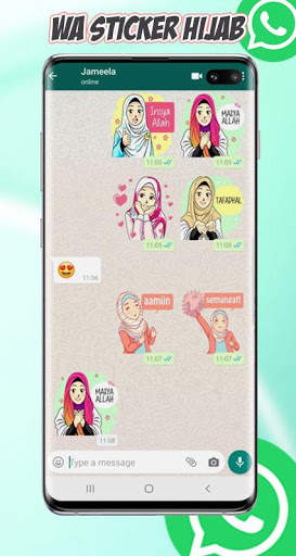 WAStickerApps New Sticker Hijab Islamic Whatsapp screenshot 5