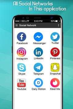 All Social Network 2018 - All in One Messenger screenshot 1