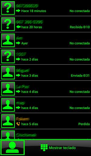 THEME BIG GREEN FOR EXDIALER screenshot 5