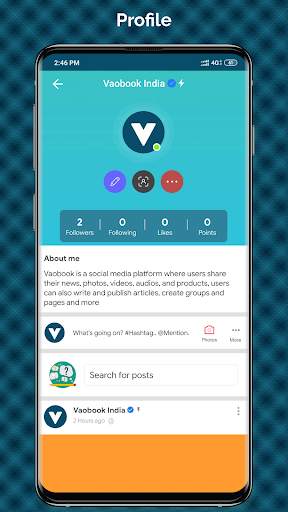 Vaobook - India's Own Social Network screenshot 3