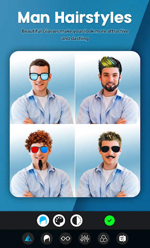 Men Hairstyle Photo Editor screenshot 2