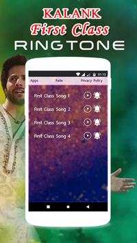 KALANK Ringtone - First Class Song 4 تصوير الشاشة