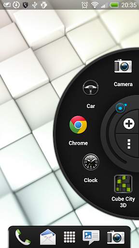 Dark - Wheel Launcher Theme screenshot 1