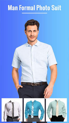 Man Formal Shirt Photo Suit Editor screenshot 2