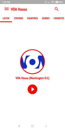 Washington Radio Live VOA Hausa screenshot 1