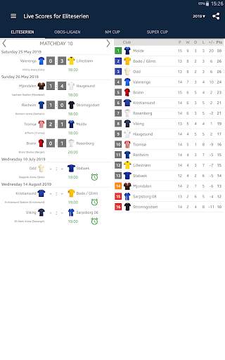 Live Scores Eliteserien 2023 screenshot 7