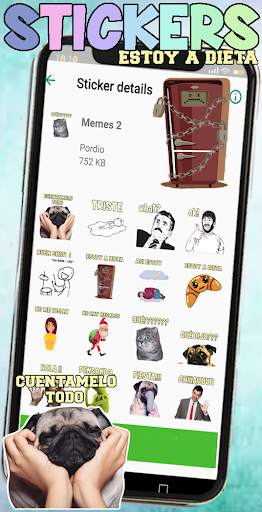 Memes frases stickers para WhatsApp screenshot 4