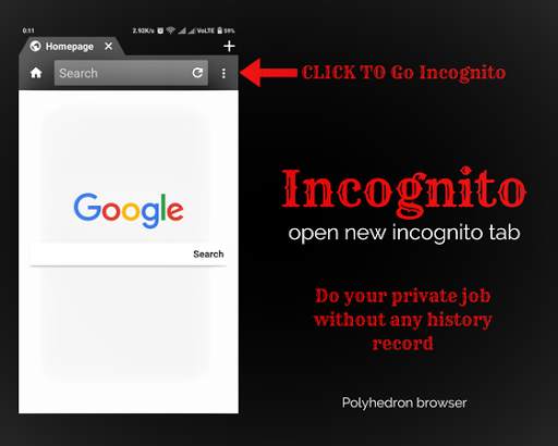 Polyhedron Browser: Fast Private Efficient & Light screenshot 2
