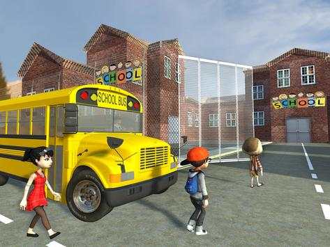 Crazy School Bus Transport Sim screenshot 2