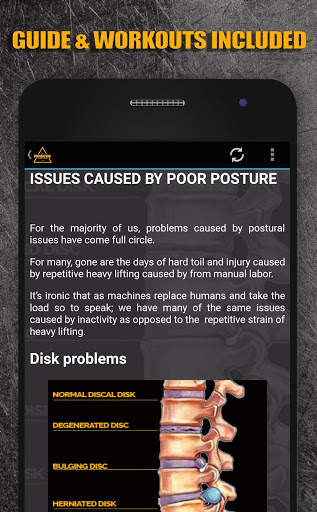 Posture Guide & Workouts screenshot 2