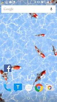 Koi Fish Live Wallpaper 2 تصوير الشاشة