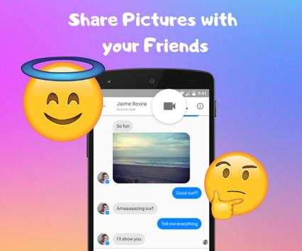 Ultra Lite Messenger for free texts & video calls screenshot 2