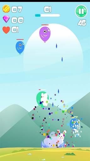 balloon pop game latest new game 2021 :bunny fight screenshot 12