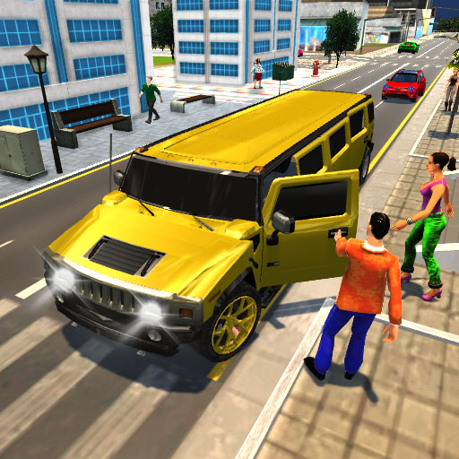 Uphill Limo Taxi Car Driving :Offroad Limo 3D Game icon