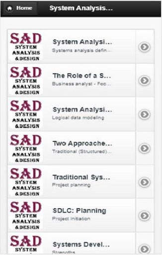 System Analysis and Design screenshot 1