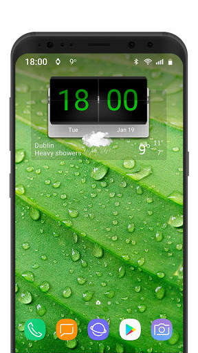 3D Flip Clock Theme Pack 03 screenshot 4