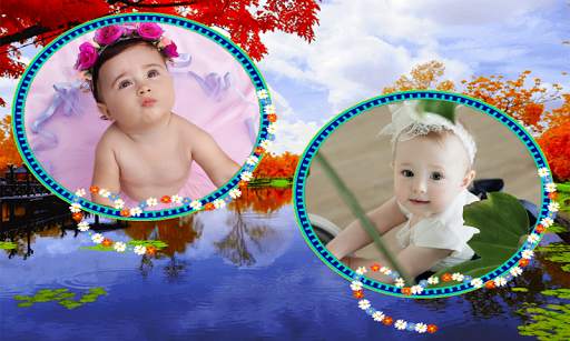 Beautiful Garden Double Photo Frame Application screenshot 8
