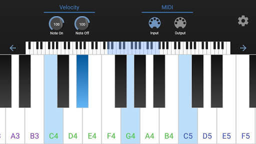 MIDI Keyboard स्क्रीनशॉट 1