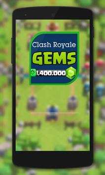 Gems for Clash Royale 💎 Prank screenshot 1