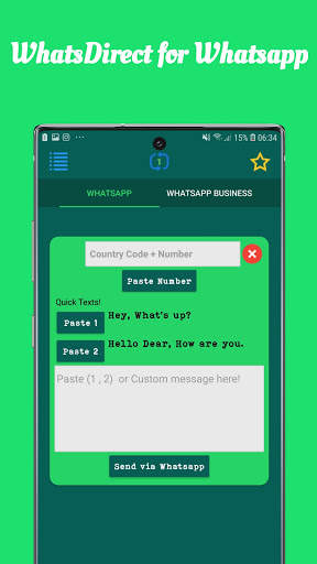 WhatsDirect - Direct Message Without Save Number screenshot 1
