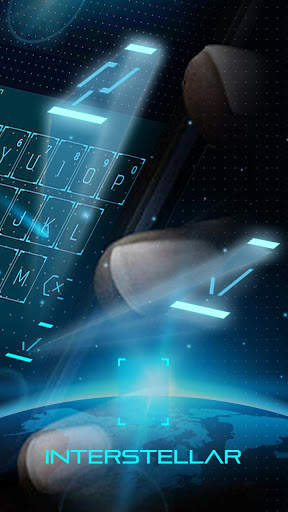 Hologram Star Tech Keyboard Theme स्क्रीनशॉट 2