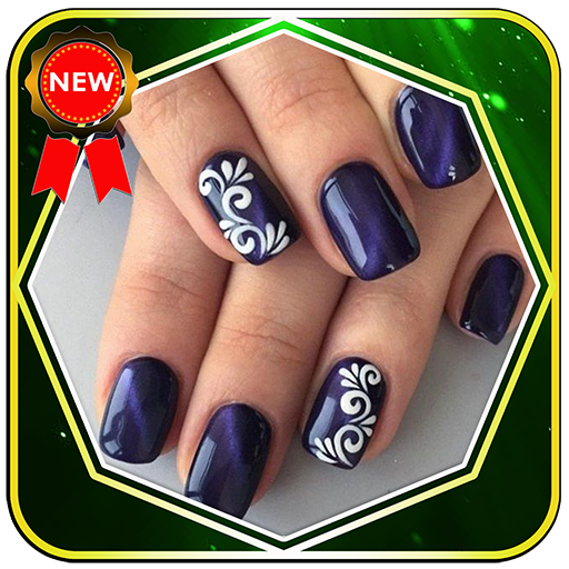 Nail design step by step icon