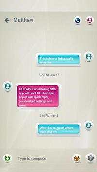 Colorful Buttons SMS screenshot 2