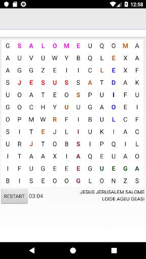 Word Search Bible screenshot 1