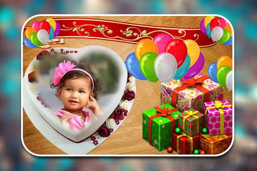 Birthday Cake Photo Frame screenshot 1