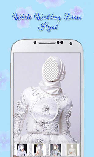 White Wedding Dress Hijab screenshot 3