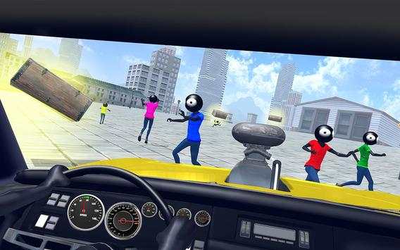 Stickman Destruction Car Driving 3D: Annihilation screenshot 4