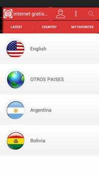 Internet Gratis Android 2016 screenshot 2