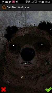 Sad Bear Wallpaper screenshot 1